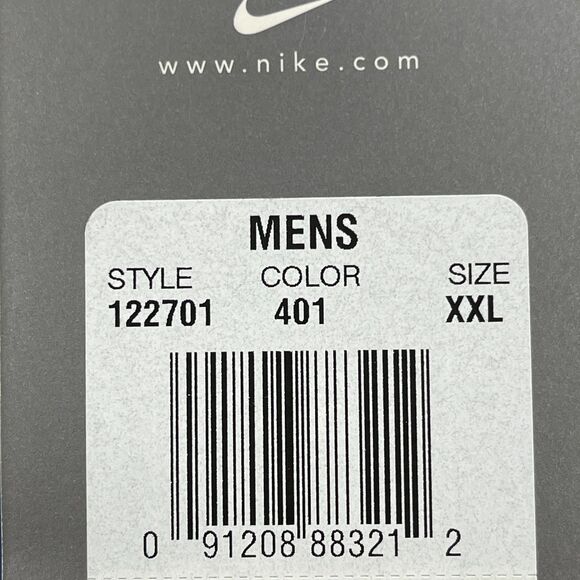 Vintage Nike Track Pants Mens 2XL Blue Windbreaker Waterproof Ankle Zip - Picture 10 of 16